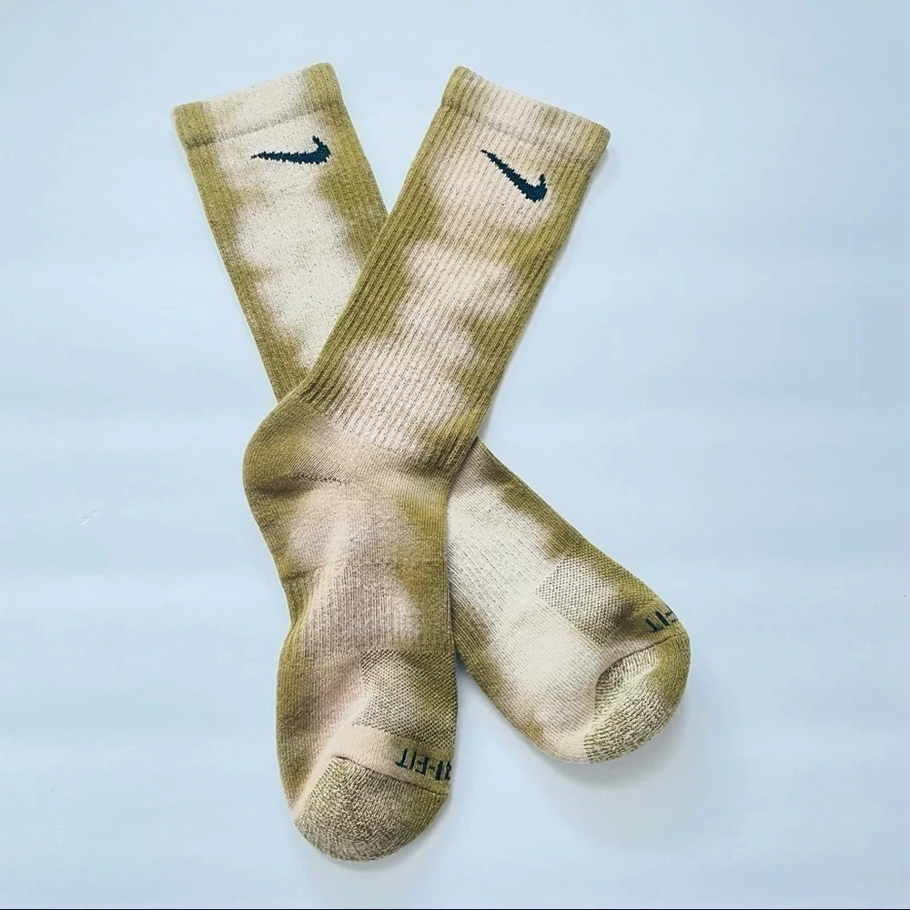 Nike Tye dye socks olive
